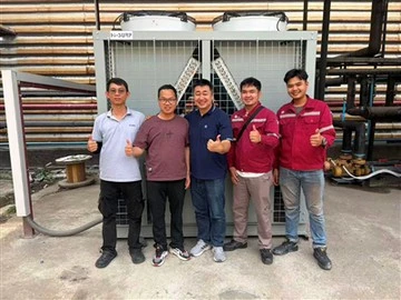 Hicon ສະຫນອງການສະຫນັບສະຫນູນຫລັງການຂາຍຢ່າງໄວວາສໍາລັບເຄື່ອງເຢັນ Modular Air Cooled Chiller ໃນປະເທດໄທ